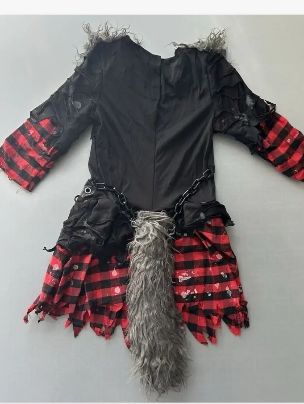 SHE-WOLF Wearwolf h Tail 2pc Halloween Masquerade Cosplay Costume - Picture 11 of 11